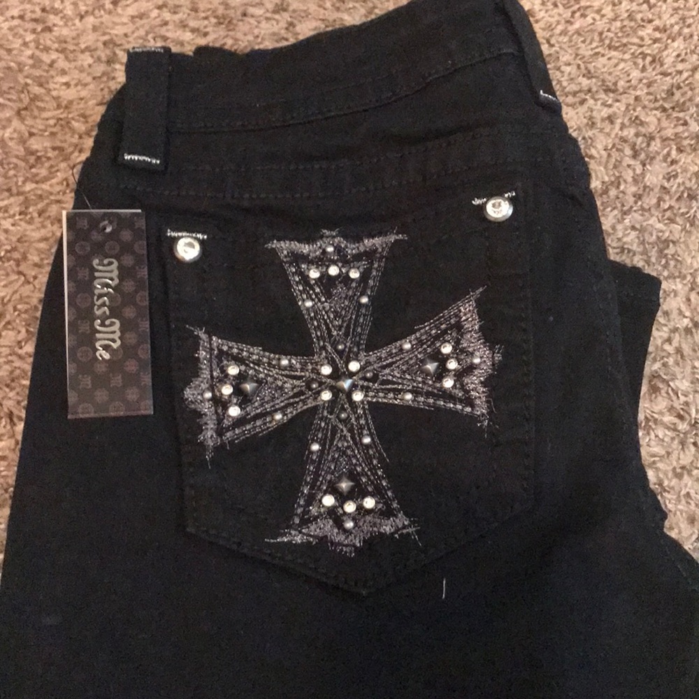 miss me boot cut black jeans NWT